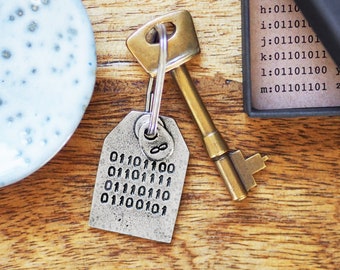 Binary Code Message Keyring