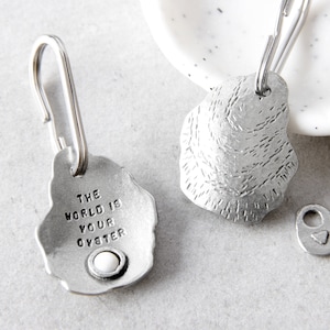 The World Is Your Oyster Keyring