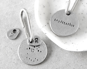 Zodiac Constellation Keyring