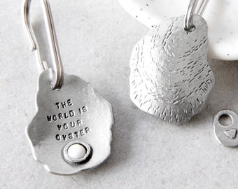 The World Is Your Oyster Keyring