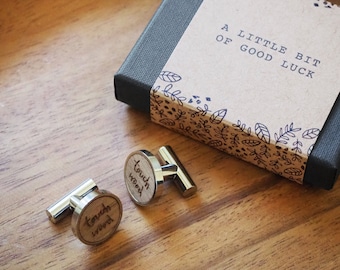 Touch Wood Cufflinks