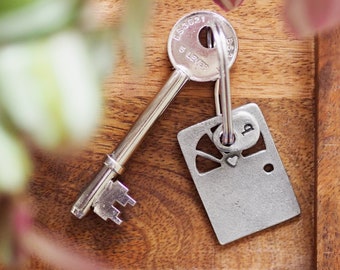 Heart Door Keyring