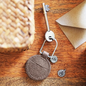 Llavero con bolsita para fichas pequeñas