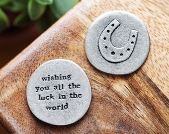 All the Luck in the World Horseshoe Pocket Token