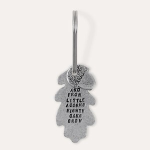 From Little Acorns Mighty Oaks Grow Keyring image 3
