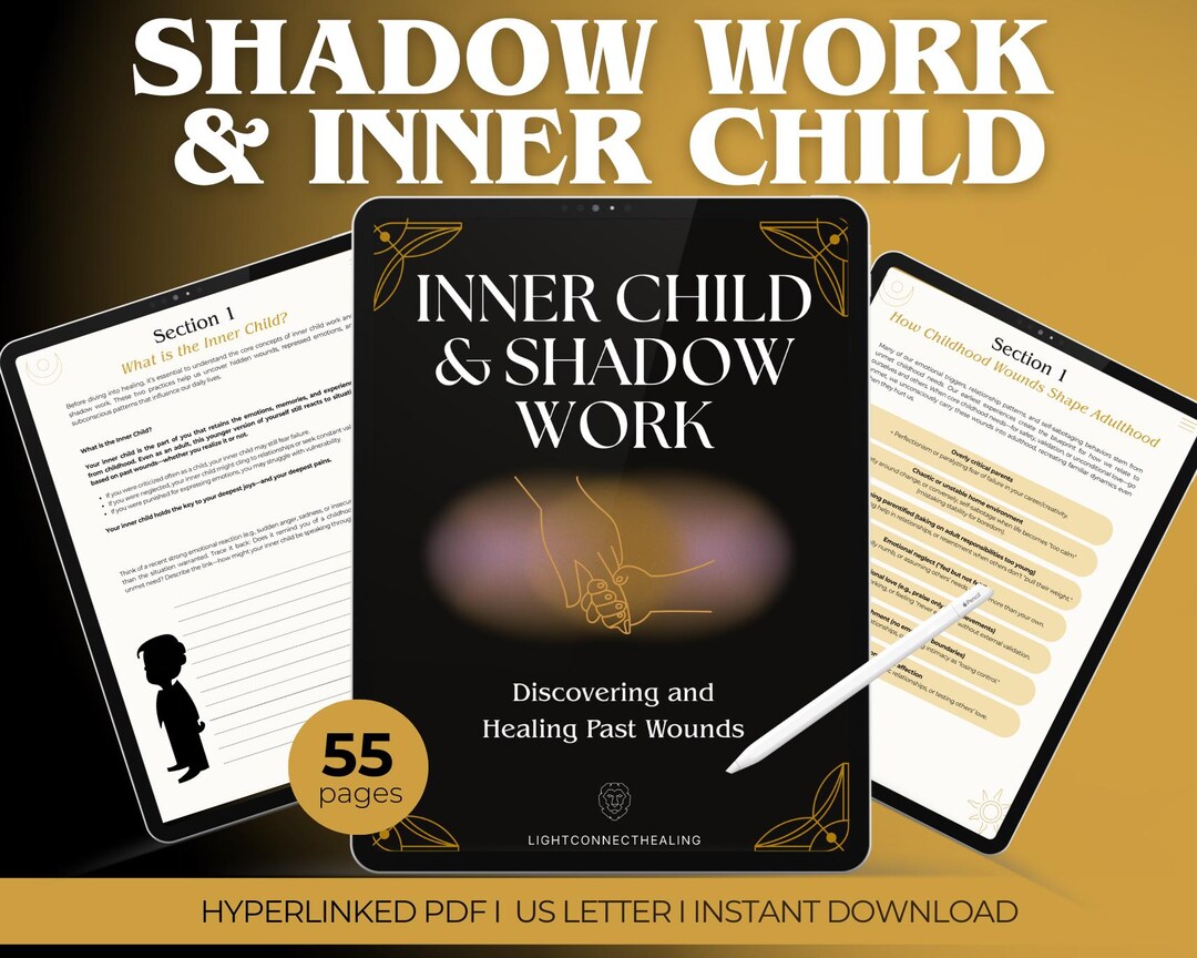 Shadow Work Inner Child Healing Workbook, Emotional Growth and Self ...