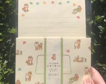 FURUKAWASHIKO Shiba Inu Letter Set (New in Packaging) Kawaii Stationery Made in Japan