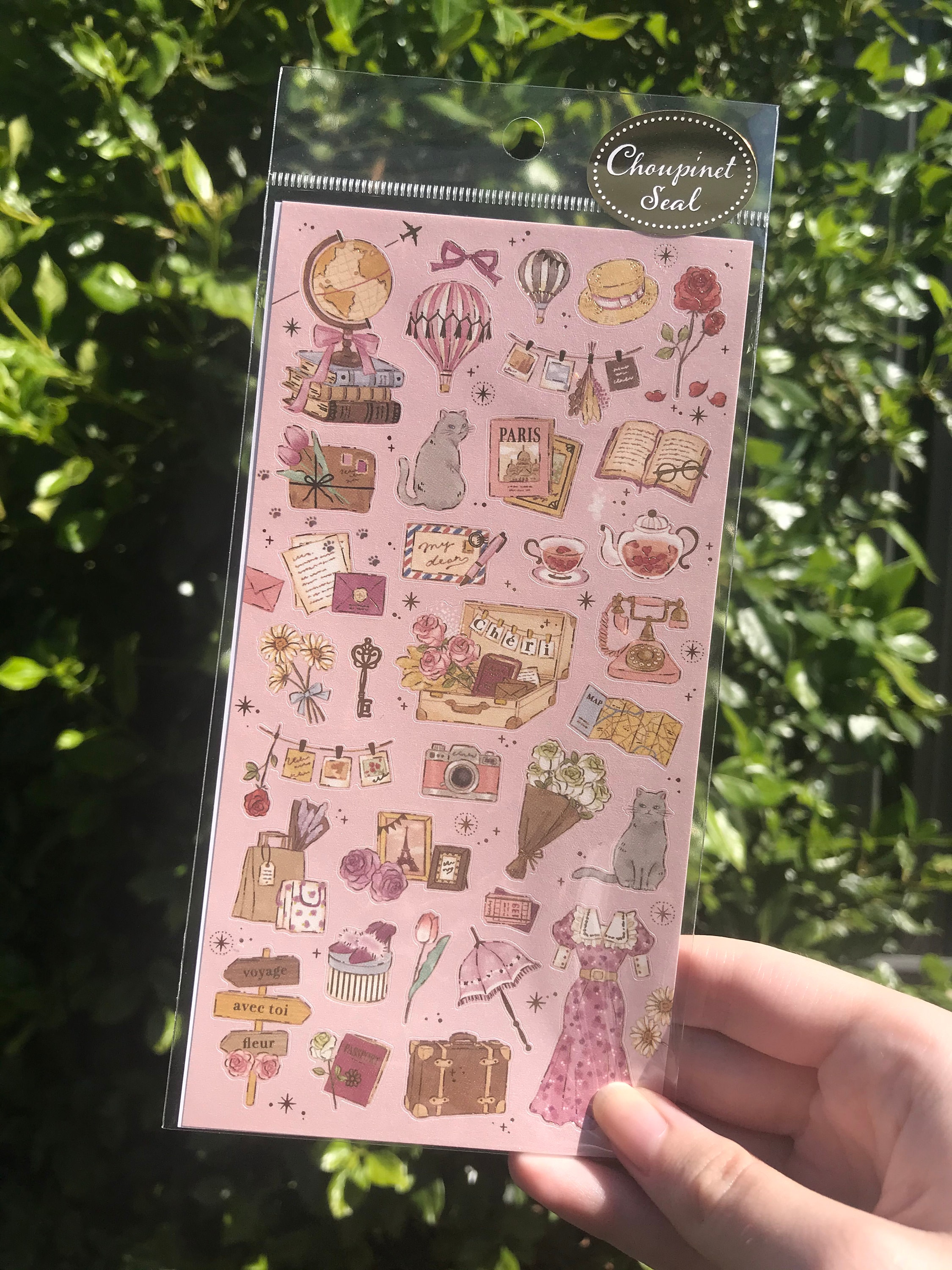 MIND WAVE Choupinet Seal Classical Voyage Sticker Sheet