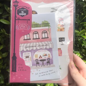 Juego de letras de pastelería MIND WAVE: papelería kawaii fabricada en Japón