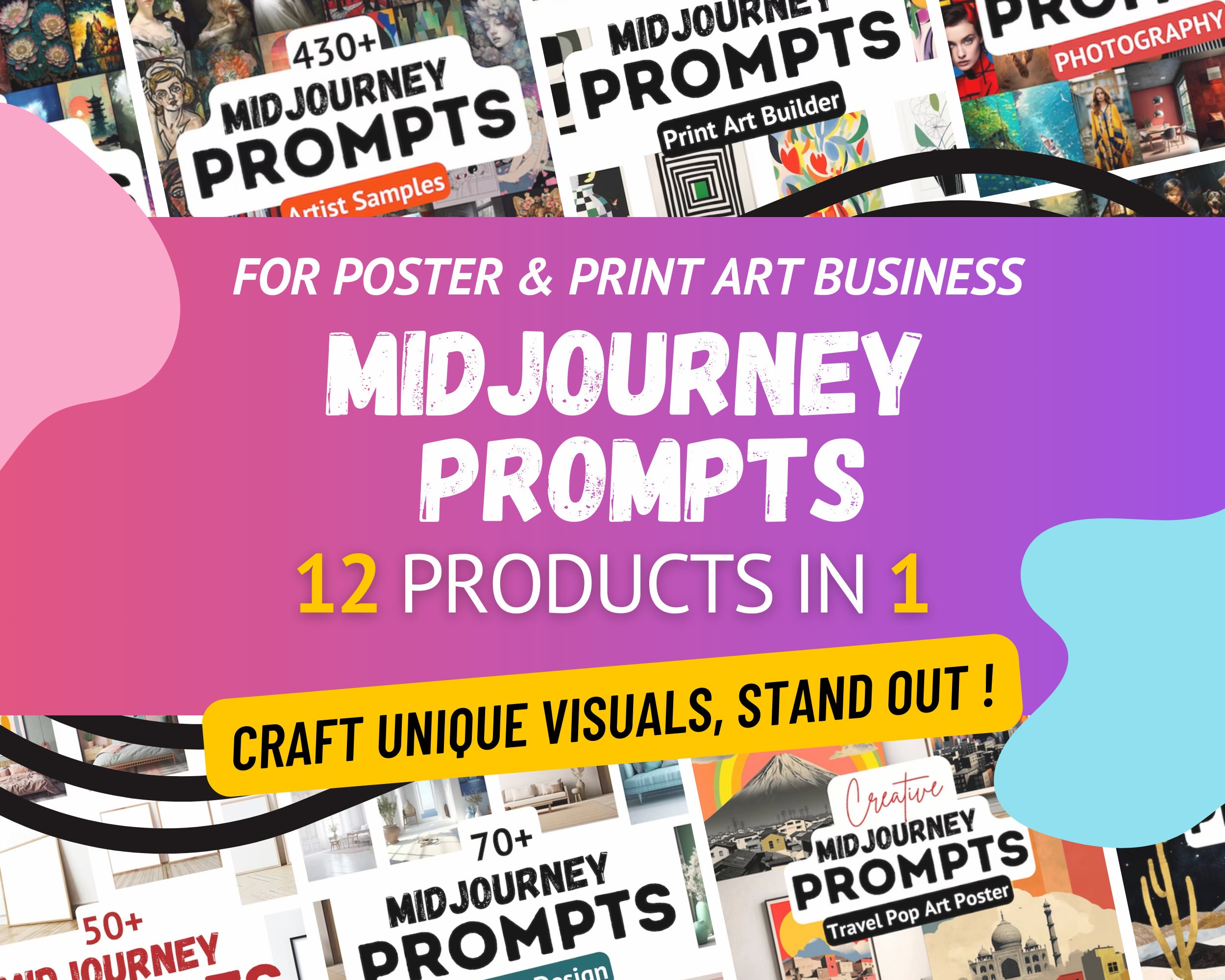 Midjourney Poster Prompts and Guide: AI Art for Boosting Your Print Art ...