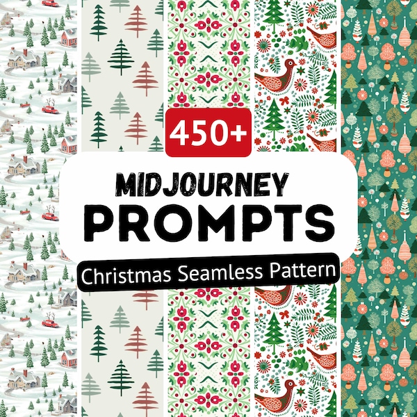 Prompts Midjourney pour Création Visuels et Design de Noel, Guide Midjourney pour Créer avec Intelligence Artificielle des Décors de Noël