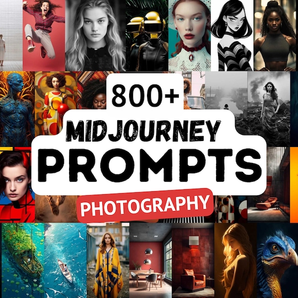Photography Ai Art Prompts for Realism, Midjourney Prompts Stock Photos, 800+ Prompts Photorealism, Learn with our Midjourney Guide