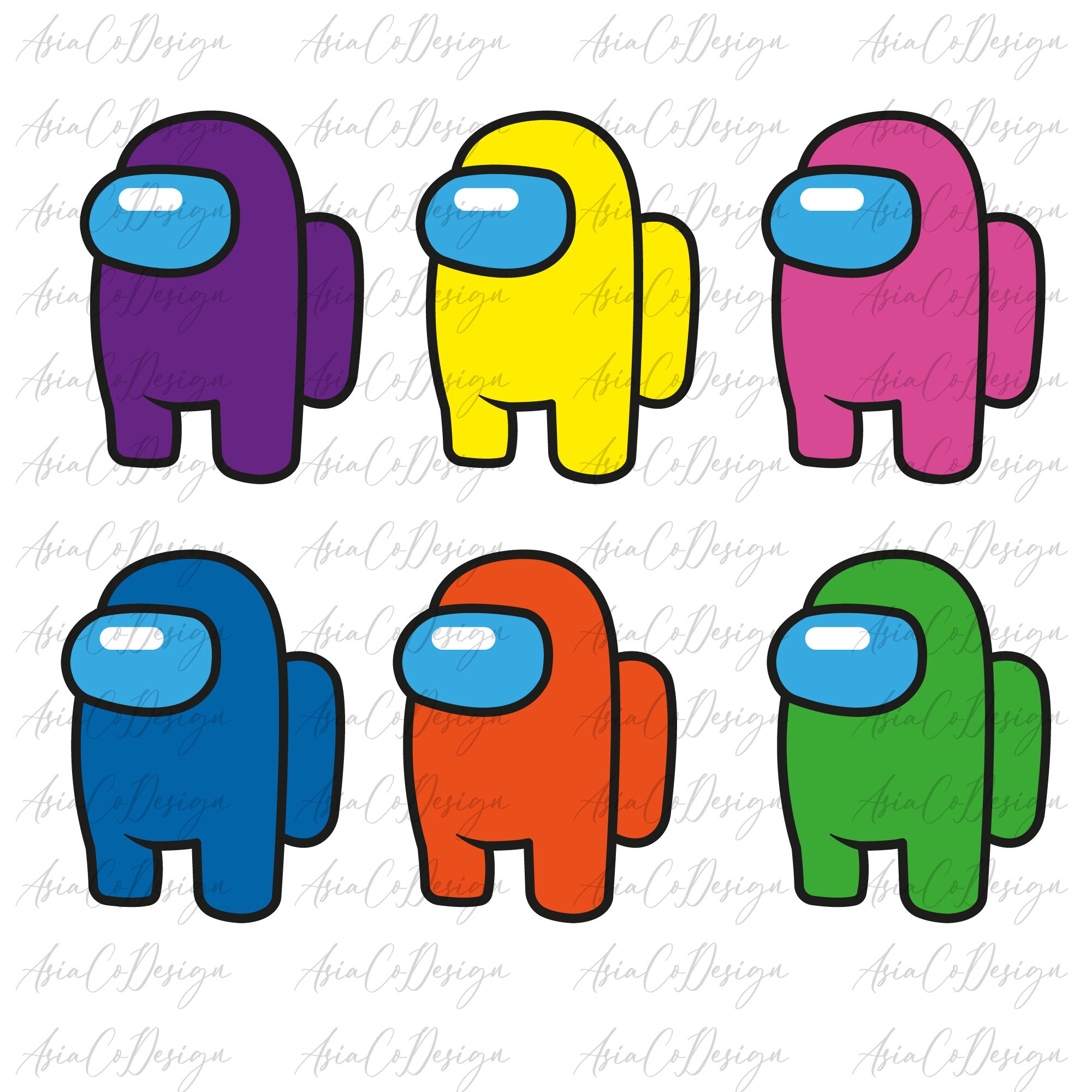 Among Us SVG Among Us Color Svg Among Us Layered Svg Among Etsy UK