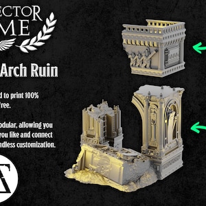 Ruinerad båge - Zorpsector Rome (Sci-fi, Gotisk/Romersk) - Zorpazorp Terrain