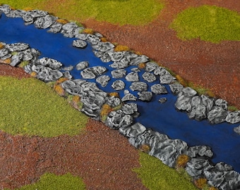 Elven River Terrain – Kingdom of Noldareth, MESBG Wargame Scenery