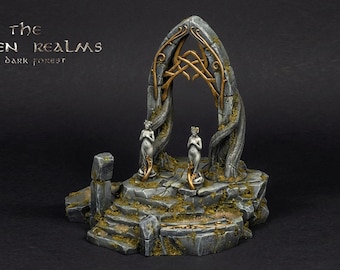 Entrance to Oropher's Garden (Elven Gate) - Elven Realms - The Mines (Lorien, Lothlorien, Fantasy)