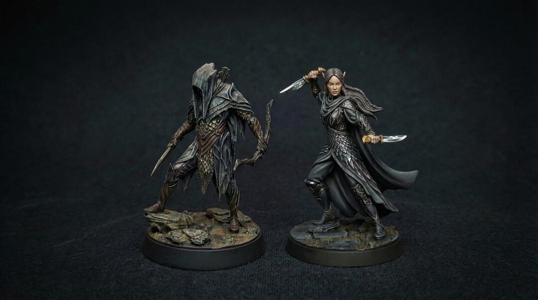 Elven Rangers - the Mines (tauriel & Legolas, 28mm, Mirkwood ...