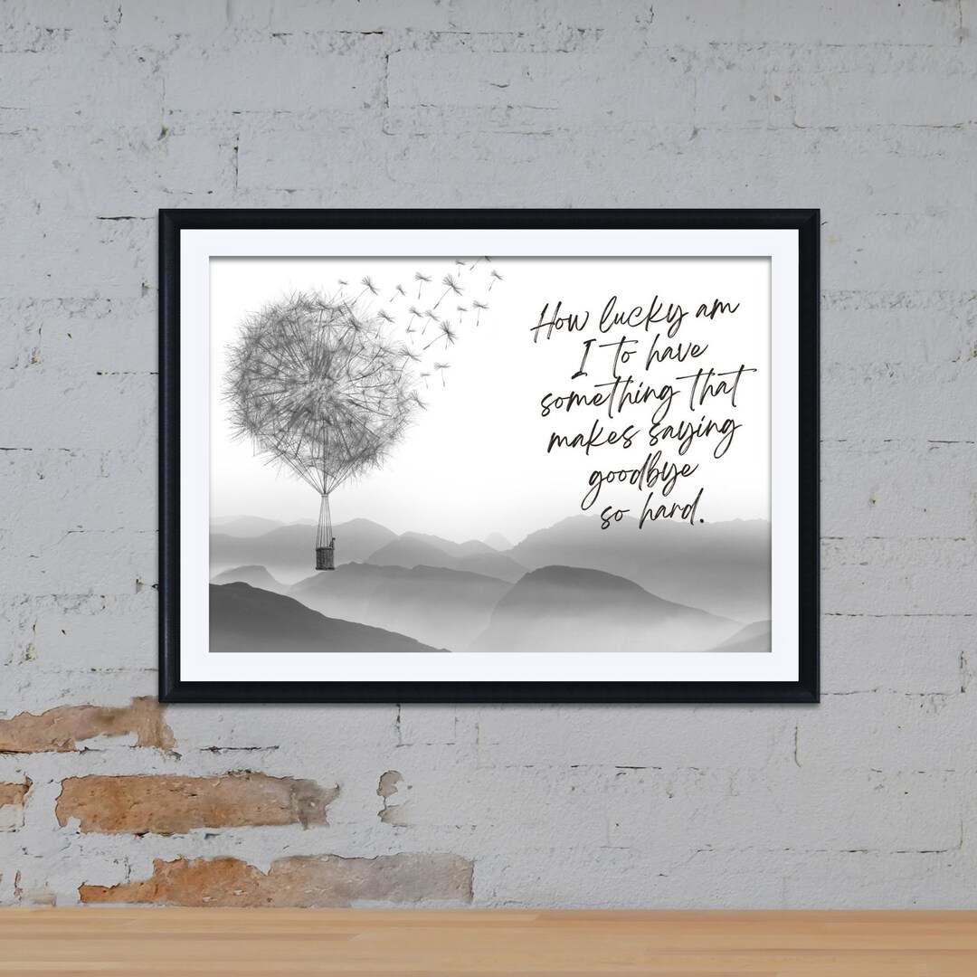 How Lucky | Goodbye | Leaving Gift | Instant Download | Loss ...