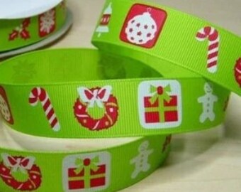 Nastro in gros grain 24 mm Natale