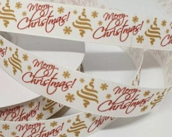 Nastro in gros grain 24 mm Natale