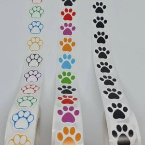 24 Stück Pfotenaufkleber Auto Aufkleber 3x3cm Hund Katze Pfoten Sticker  (11) kaufen bei