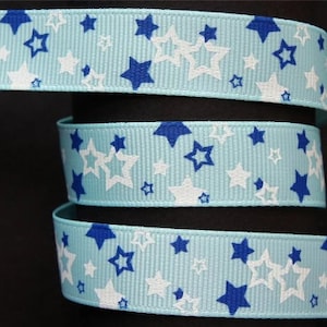 2 m grosgrain lint 16 mm sterren