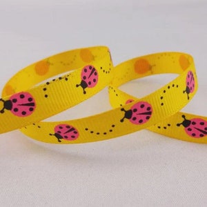 Nastro gros grain da 3,34 m 10 mm coccinella