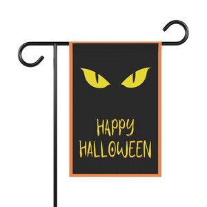 Halloween Garden Banner Outdoor Decor Spooky Home Banner Fall Garden Flag Trick or Treat Decoration