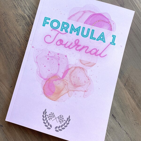 DIGITAL Formula 1 F1 Journal Workbook