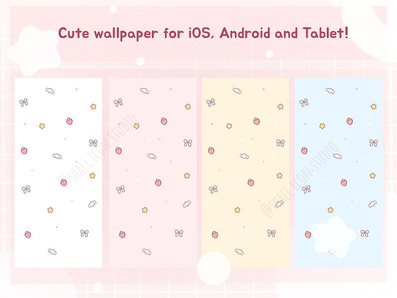 Cute K I R B Y Icon set, Cute icons, Pink icon set, iOS and Android app icons, Widgets, Wallpapers for phone and iPad, Aesthetic Icon pack image 7