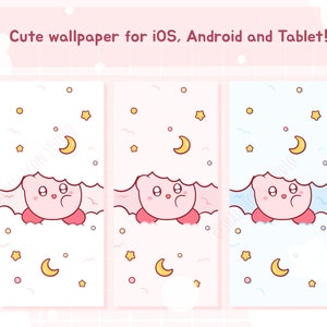 Cute K I R B Y Icon set, Cute icons, Pink icon set, iOS and Android app icons, Widgets, Wallpapers for phone and iPad, Aesthetic Icon pack image 6