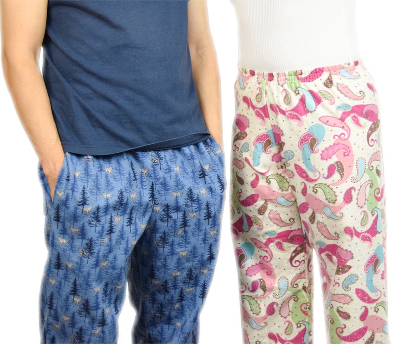 Men's Pajama Pants PDF Sewing Pattern & Video Tutorial Etsy Canada