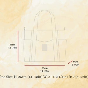 Sac fourre-tout matelassé avec poches Patron de couture PDF et tutoriel vidéo Taille unique Téléchargement immédiat A4, A0, lettre US. image 7