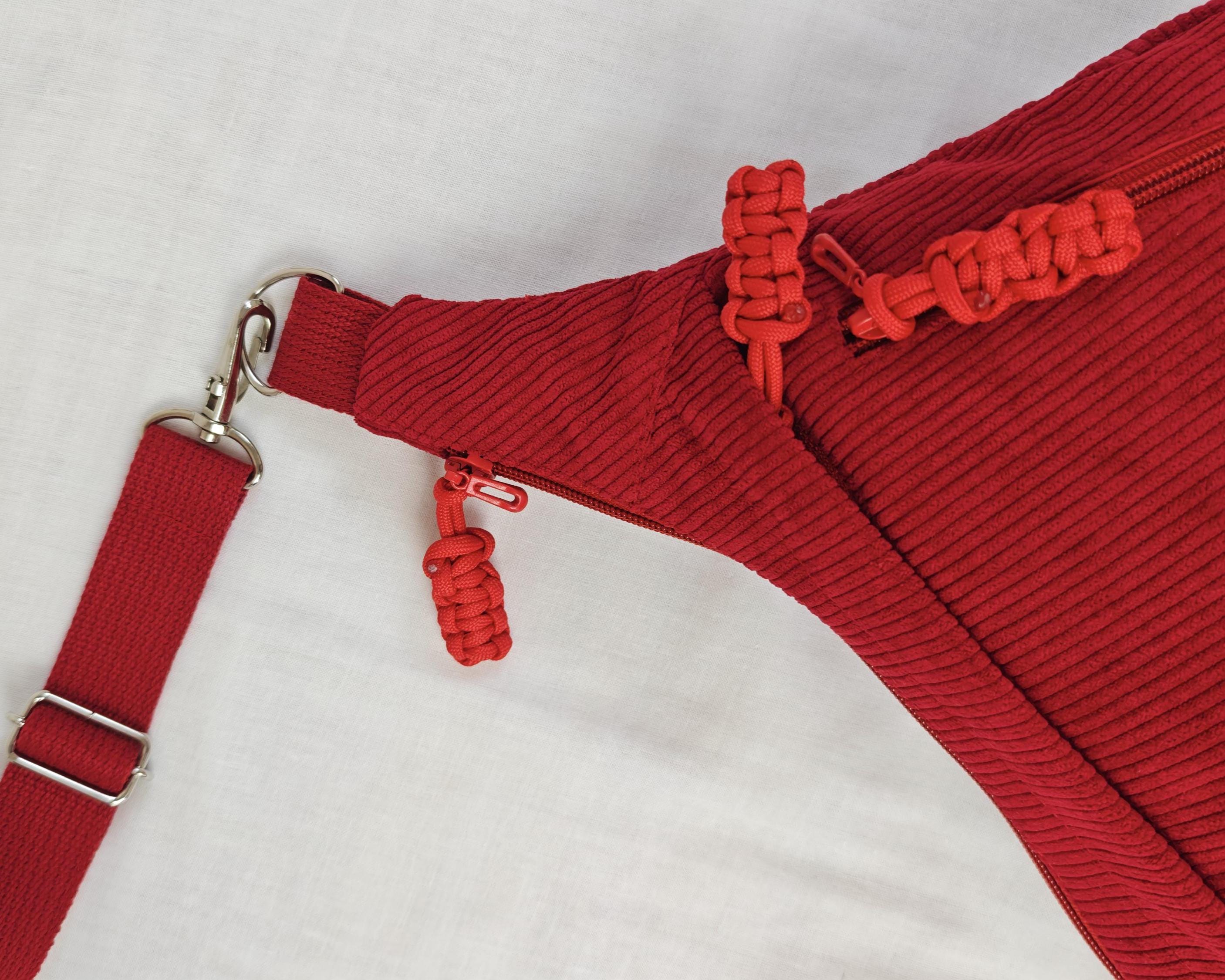 Crescent Sling Bag With Zipper Pockets and Strap - PDF Sewing Pattern ...