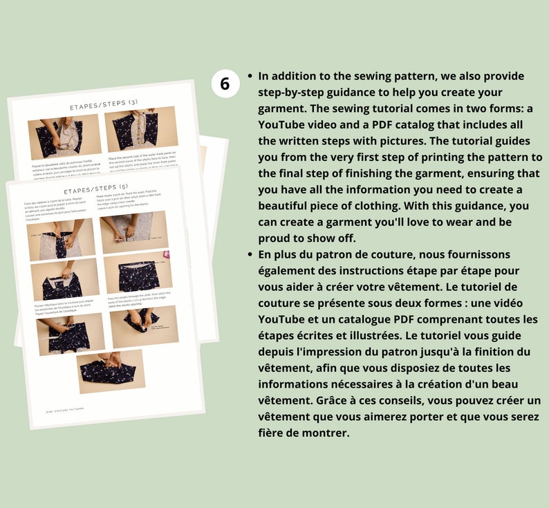 Men's Boxer Trunks PDF Sewing Pattern & Video Tutorial - Sizes S to 3XL ...