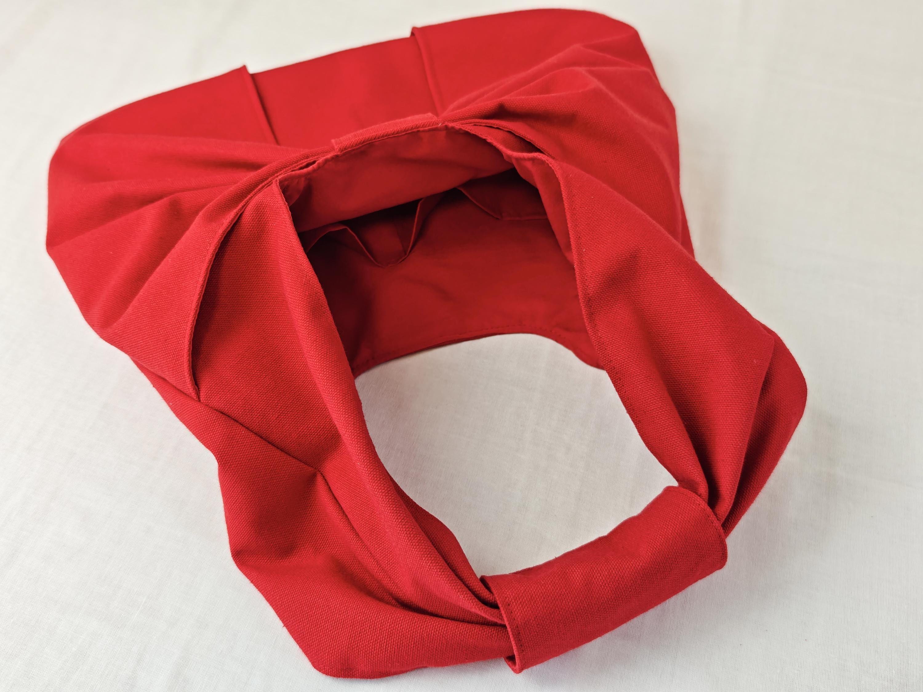 Bow Tote Bag With Pockets in Canvas Fabric - PDF Sewing Pattern & Video ...