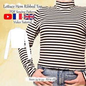 Ribbed Top Pattern - Etsy