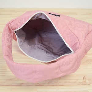 Sac à bandoulière matelassé de style coréen avec poche Patron de couture PDF et tutoriel vidéo Taille unique Téléchargement immédiat A4, A0, lettre US. image 7