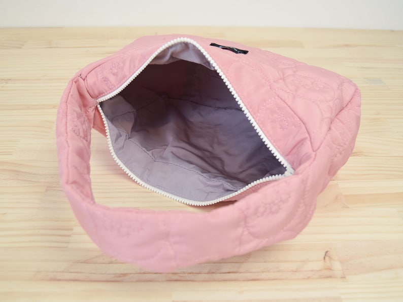 Sac à bandoulière matelassé de style coréen avec poche Patron de couture PDF et tutoriel vidéo Taille unique Téléchargement immédiat A4, A0, lettre US. image 7