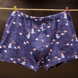 Men's Boxer Trunks PDF Sewing Pattern & Video Tutorial - Sizes S to 3XL ...