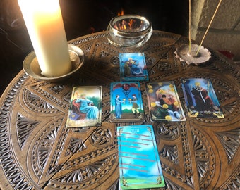 Find Love Spread Gleiche Stunde Tarotlesung oder weniger als Stunde.