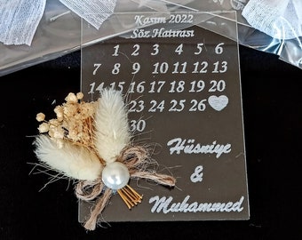 25 Pcs Transparent Pleksi Magnet Favors for Guest,Wedding Favors,Personalized Magnet Gift, Calendar Gift Magnet,Wedding Gift Magnet