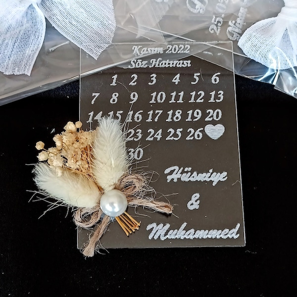 25 Pcs Transparent Pleksi Magnet Favors for Guest,Wedding Favors,Personalized Magnet Gift, Calendar Gift Magnet,Wedding Gift Magnet