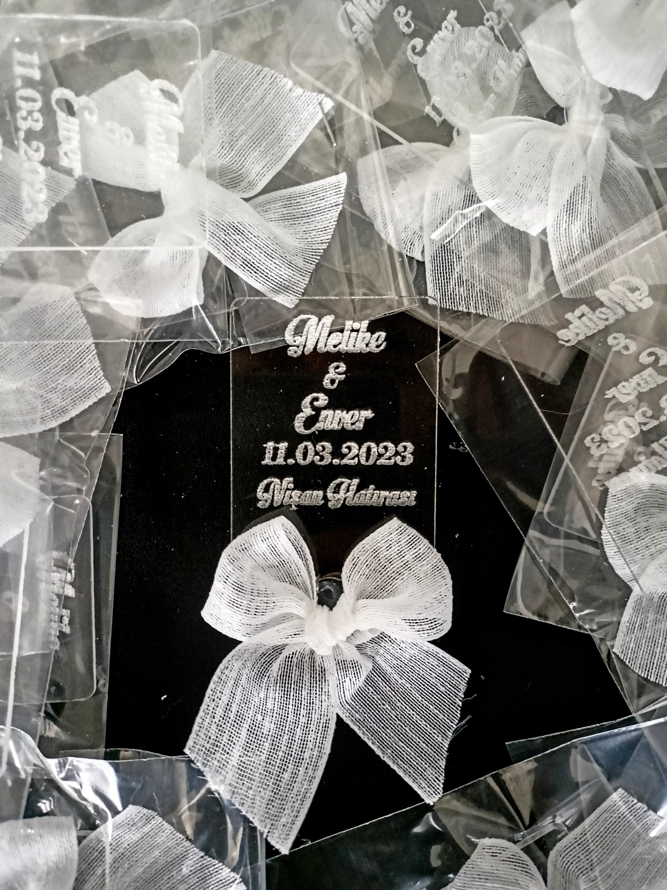 Graduation Wedding Smart Acrylic Magnet (NFC Implant) main image 0