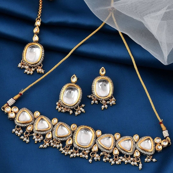 Real pachi polki kundan choker,kundan choker,golden polish choker,Rajsathani jewelry,Rajwada Haar,Indian jewelry,Sabyasachi wedding jewelry