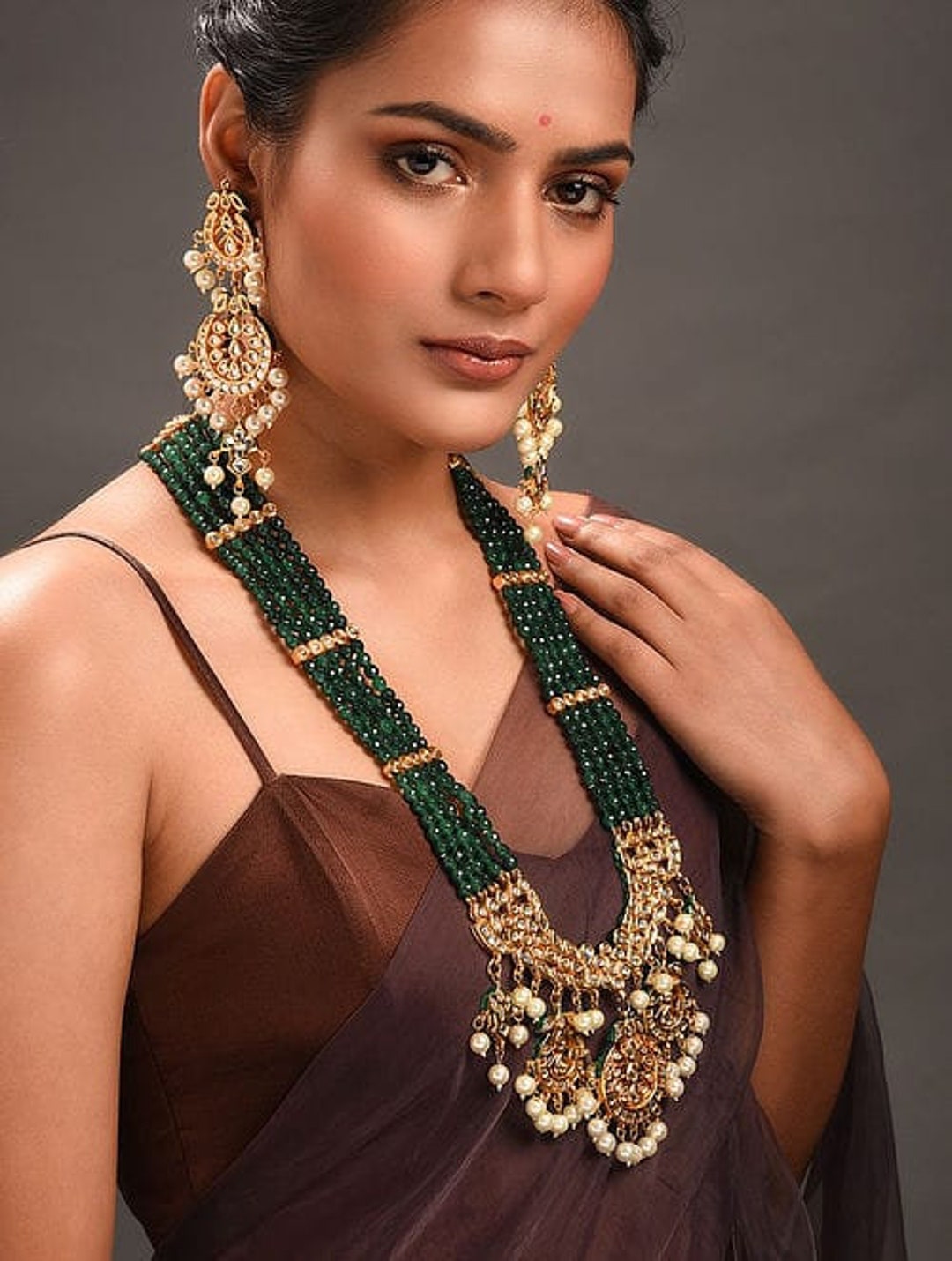 Sabyasachi Inspired Designer Kundan Set, Gold Kundan Choker, Kundan