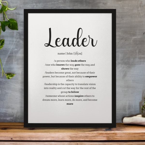 Leader Office Print Etsy