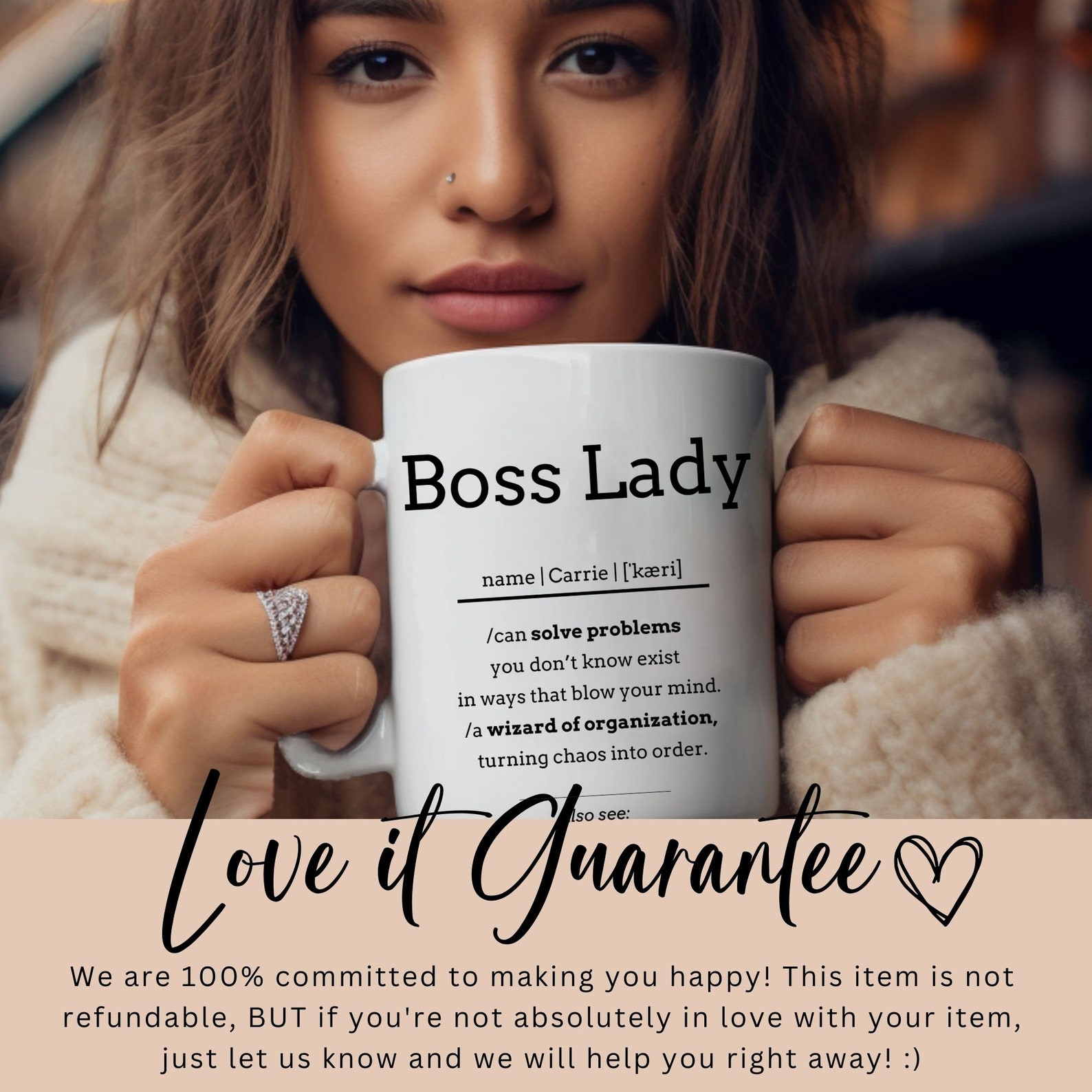 Boss Lady Farewell Gift for Boss personalized Mug for Etsy