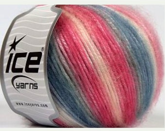 Ice Yarns Picasso Pink Shades Teal
