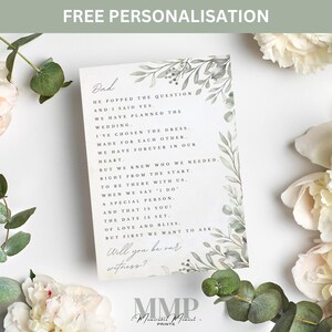 Carte Serez-vous notre témoin, Papeterie de mariage rose, Carte de proposition de témoin de mariage, Carte de demande de témoin de mariage, Demande de témoin, Gris